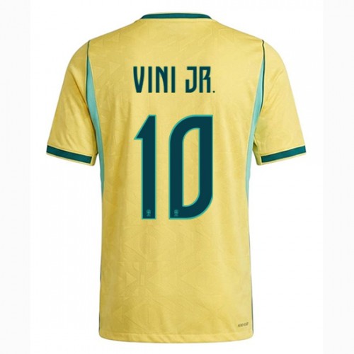 Brasilien Vinicius Junior #10 Replika Hemmatröja VM 2026 Kortärmad